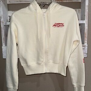 Disney Cars Off-White and Red Women's Hoodie